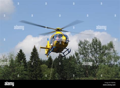 helicopter Eurocopter EC-135 Air Ambulance Stock Photo - Alamy