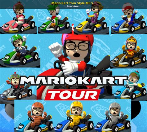 Mario Kart Tour Style Mii Suit Animations [Mario Kart 8 Deluxe] [Mods]