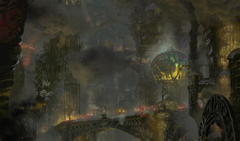 Zaun is a large, undercity district, lying in the deep canyons and valleys threading Piltover ...