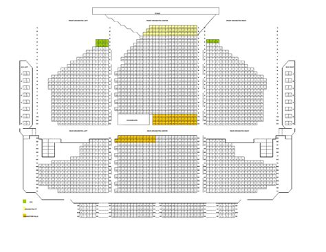 Soldiers and Sailors Memorial Auditorium seating map by ChattOnStage ...