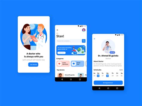 Doctor App by Tatyana Kuklyaeva on Dribbble