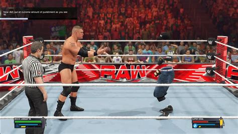 WWE 2K23 Showcase | Invisible John Cena vs Brock Lesnar | Greatest ...