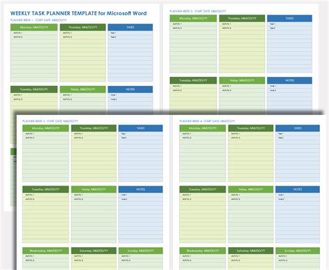 Free Microsoft Word Task List Templates, Planners & Checklists | Smartsheet