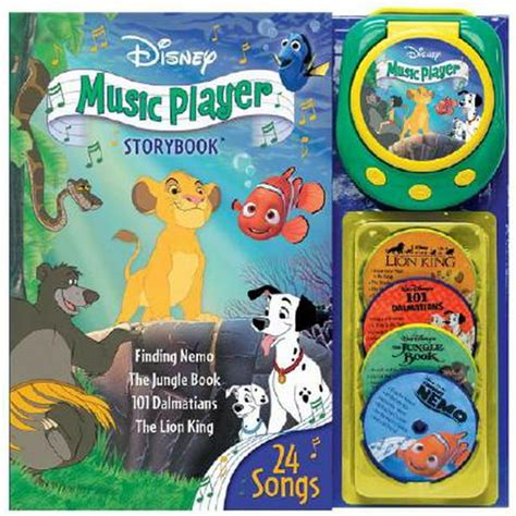 Disney Music Player Storybook: Finding Nemo/The Jungle Book/101 Dalmations/The Lion King [With ...