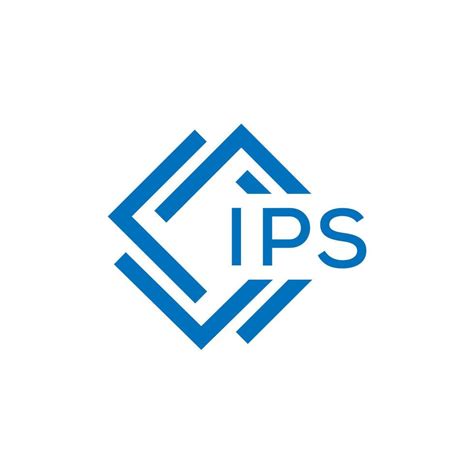 IPS letter logo design on white background. IPS creative circle letter ...