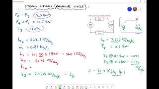 Rankine Cycle Efficiency and Net Power Output Calculations | Doovi