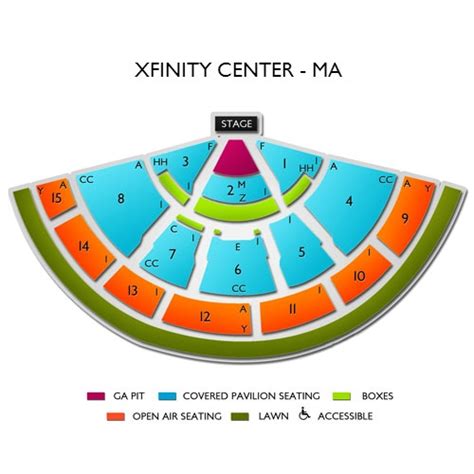 7 Pics Xfinity Center Mansfield Ma Seating Chart With Seat Numbers And ...