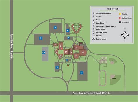 Nccc Campus Map