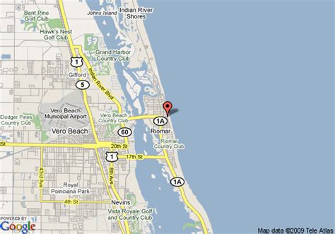 Map Of Vero Beach Florida | Beach Map