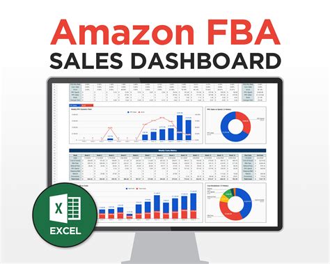 Amazon FBA Dashboard EXCEL digital download Up to 50 | Etsy