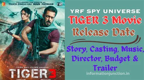 Tiger 3 Release Date 2023 | Tiger 3 Cast, Story, Trailer