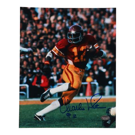 Charles White Signed USC Trojans 8x10 Photo (Schwartz) | Pristine Auction