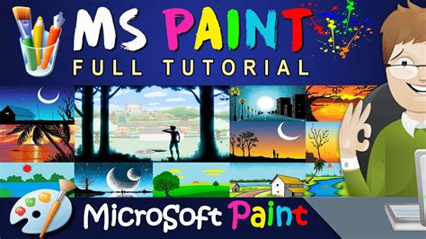 MS PAINT FULL TUTORIAL - Learn all tools and options of Microsoft Paint | Be A Computer Expert ...