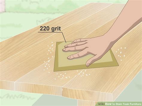 How to Stain Teak Furniture: 12 Steps (with Pictures) - wikiHow