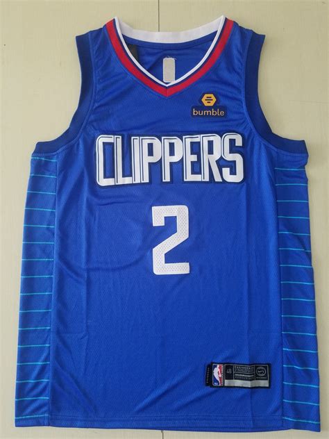 LA Clippers #2 Kawhi Leonard 19-20 men's Jersey BLUE - jerseymonster