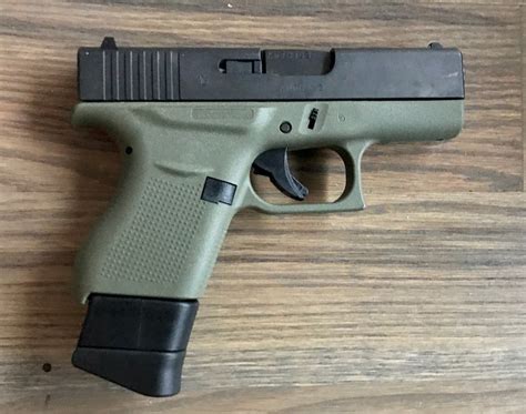 Glock G43 Gen 4 Battle Field Green - For Sale - New :: Guns.com