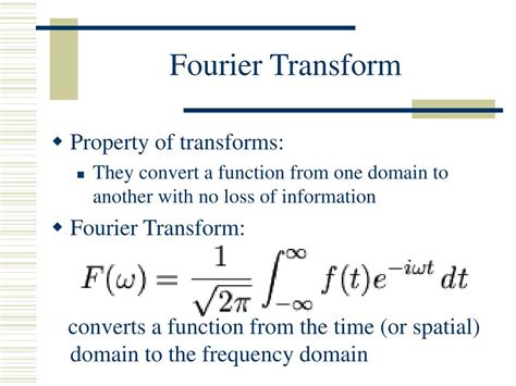 PPT - Fourier Transform and Applications PowerPoint Presentation, free download - ID:221746