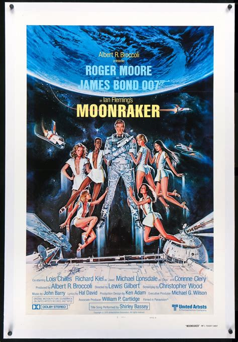 Moonraker (1979) Original Teaser One-Sheet Movie Poster - Original Film Art - Vintage Movie Posters