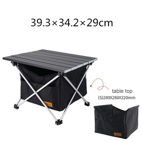 Portable Outdoor Folding Table with Large Storage Bag, Waterproof Desi – GizModern