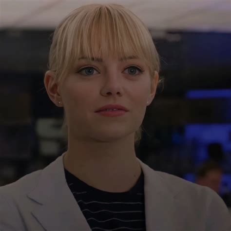 gwen stacy icons - the amazing spider-man - emma stone | Gwen stacy, Emma stone, Amazing spider