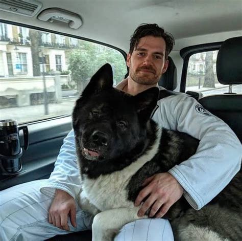 Henry Cavill with his good boy Kal. | Henry cavill, Henry superman ...