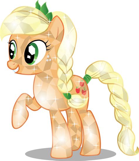 Applejack Crystal | My little pony applejack, My little pony movie, My ...