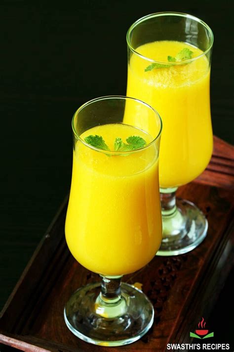 Mango Juice Recipe - Swasthi's Recipes