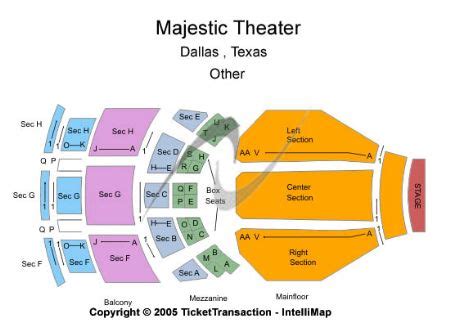 Majestic Theatre Tickets and Majestic Theatre Seating Chart - Buy Majestic Theatre Dallas ...