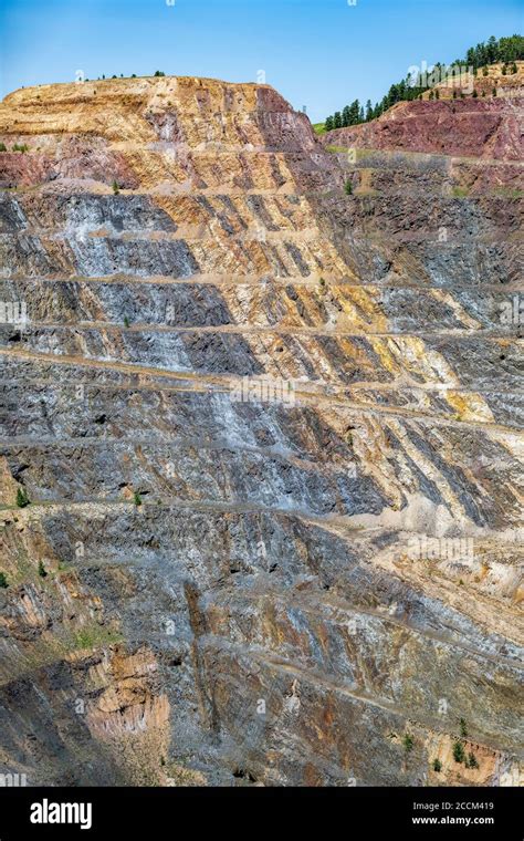 Open pit mine in Lead, SD Stock Photo - Alamy