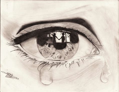 Sad Eye Drawing at GetDrawings | Free download