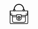 Printable Purse Coloring Sheet  Page sketch template