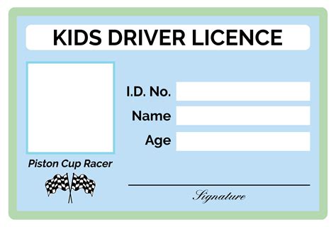 Free Editable Blank Drivers License Template - Printable Word Searches