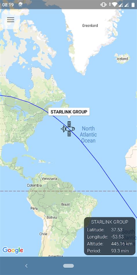 Starlink Satellite Tracker APK لنظام Android - تنزيل