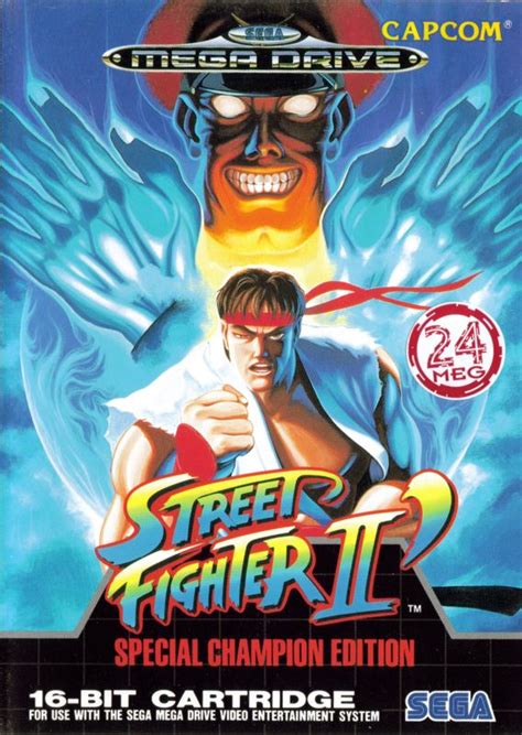 Street Fighter II: Champion Edition (1993) Genesis box cover art - MobyGames