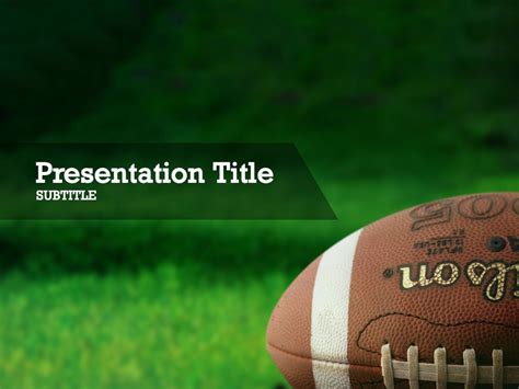 Free sports Powerpoint templates and Google Slides themes