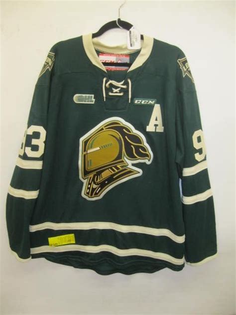 MITCH MARNER SIGNED LONDON KNIGHTS (CCM SEMI) JERSEY - SZ XL