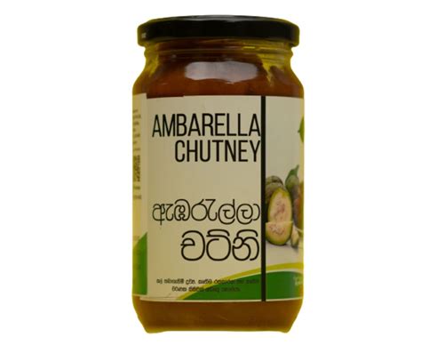 Homemade Ambarella Chutney 350G - Ceylon Authentics