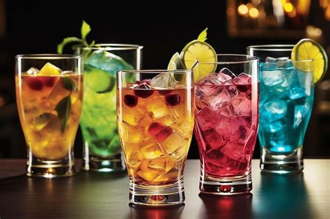 Premium AI Image | Cocktail glasses