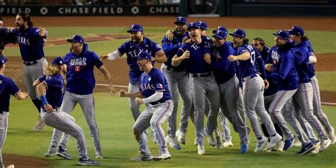 The Texas Rangers Win the World Series - WSJ