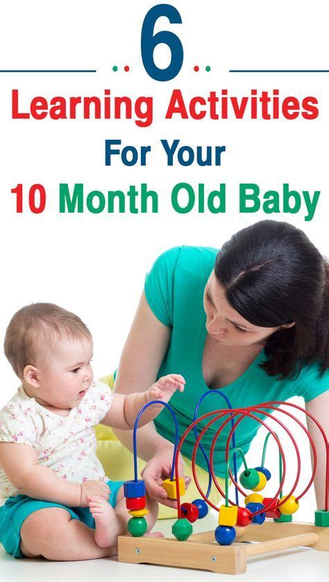 6 Learning Activities For 10 Months Old Baby | Baby learning activities, Infant activities, 10 ...