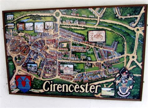 Cirencester map in the Corinium Hotel,... © Jaggery :: Geograph Britain and Ireland