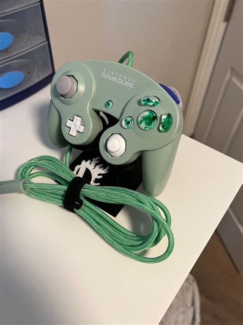 Modded OEM Symphonic Green Gamecube Controller - Read Description in ...