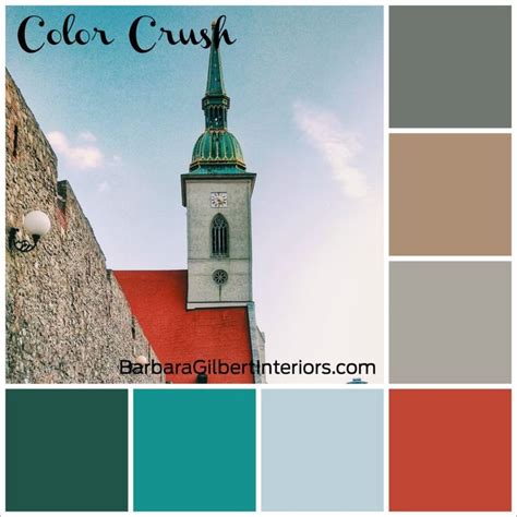 Grey Bedroom With Pop Of Color, Grey Color Scheme, Colour Schemes, Color Combinations, Brand ...