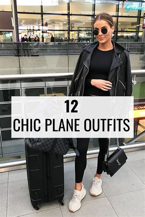 12 Airplane Travel Outfits That Are Chic and Comfortable | Cute travel outfits, Airplane travel ...