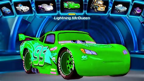 CARS 2: Lightning McQueen green - skin - YouTube