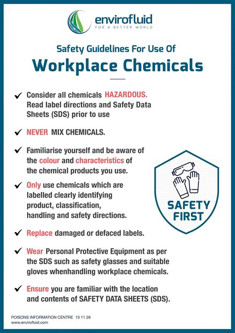 Safety Guidelines for Use of Workplace Chemicals - Envirofluid