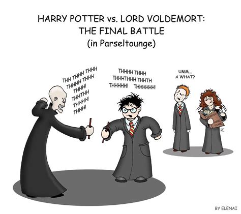 Comic: Harry vs Voldemort by Elenai on DeviantArt