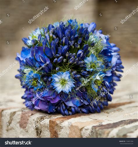 Wedding Bouquet Agapanthus Lily Nile Nigella Stock Photo 110451266 - Shutterstock