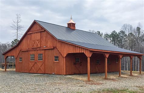 Amish Built Horse Barns for Sale | Custom Wooden Horse Barns MD