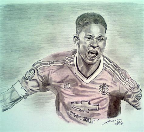 Marcus Rashford Drawing